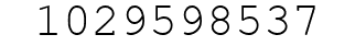 Number 1029598537.