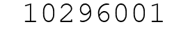 Number 10296001.