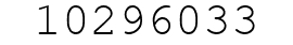 Number 10296033.