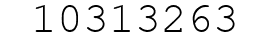 Number 10313263.