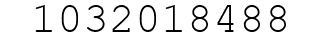 Number 1032018488.