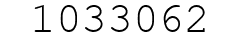 Number 1033062.
