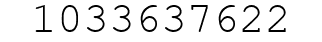 Number 1033637622.