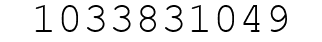 Number 1033831049.