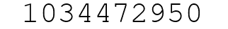 Number 1034472950.
