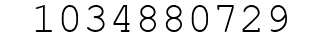 Number 1034880729.