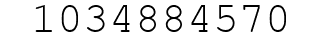 Number 1034884570.