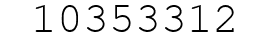 Number 10353312.