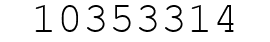 Number 10353314.