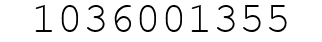 Number 1036001355.