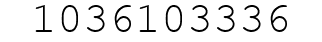 Number 1036103336.