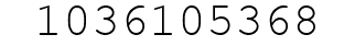 Number 1036105368.