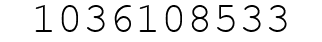 Number 1036108533.