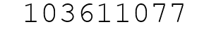 Number 103611077.