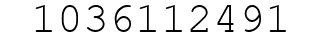 Number 1036112491.