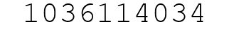 Number 1036114034.