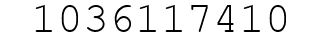Number 1036117410.