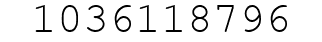 Number 1036118796.
