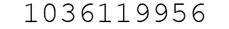 Number 1036119956.