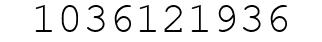 Number 1036121936.