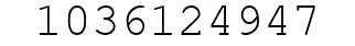 Number 1036124947.