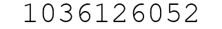 Number 1036126052.