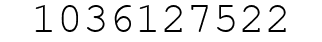 Number 1036127522.