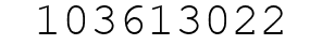 Number 103613022.