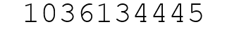 Number 1036134445.