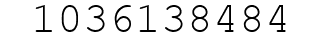 Number 1036138484.