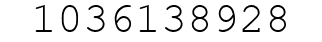 Number 1036138928.