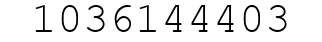 Number 1036144403.