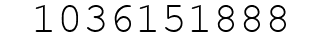 Number 1036151888.