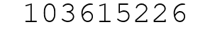 Number 103615226.