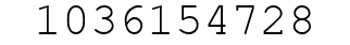 Number 1036154728.