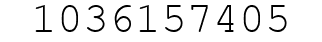 Number 1036157405.