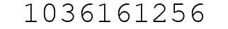 Number 1036161256.