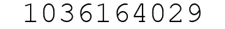 Number 1036164029.