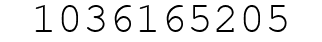 Number 1036165205.