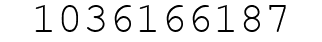 Number 1036166187.