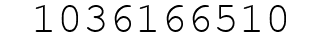 Number 1036166510.