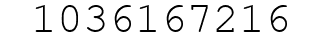 Number 1036167216.