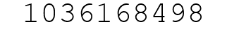Number 1036168498.