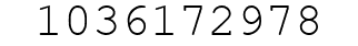 Number 1036172978.