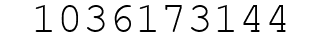 Number 1036173144.