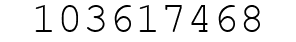 Number 103617468.