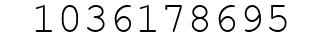 Number 1036178695.