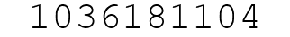 Number 1036181104.