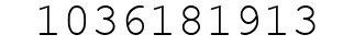 Number 1036181913.