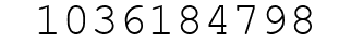 Number 1036184798.